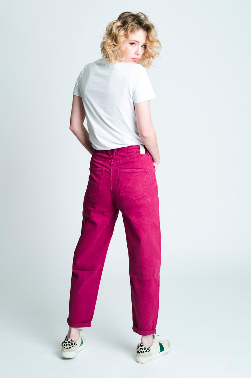 MAYA Mom Jeans - Pink 720KC **NEU**