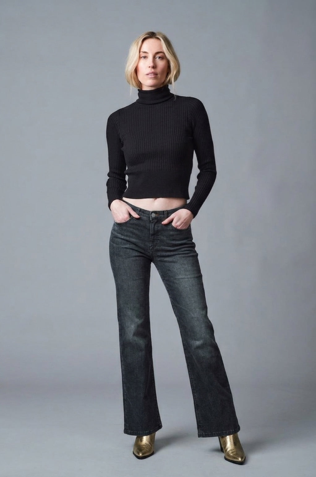 ADELE Wide Leg - Anthrazit - 723-24M