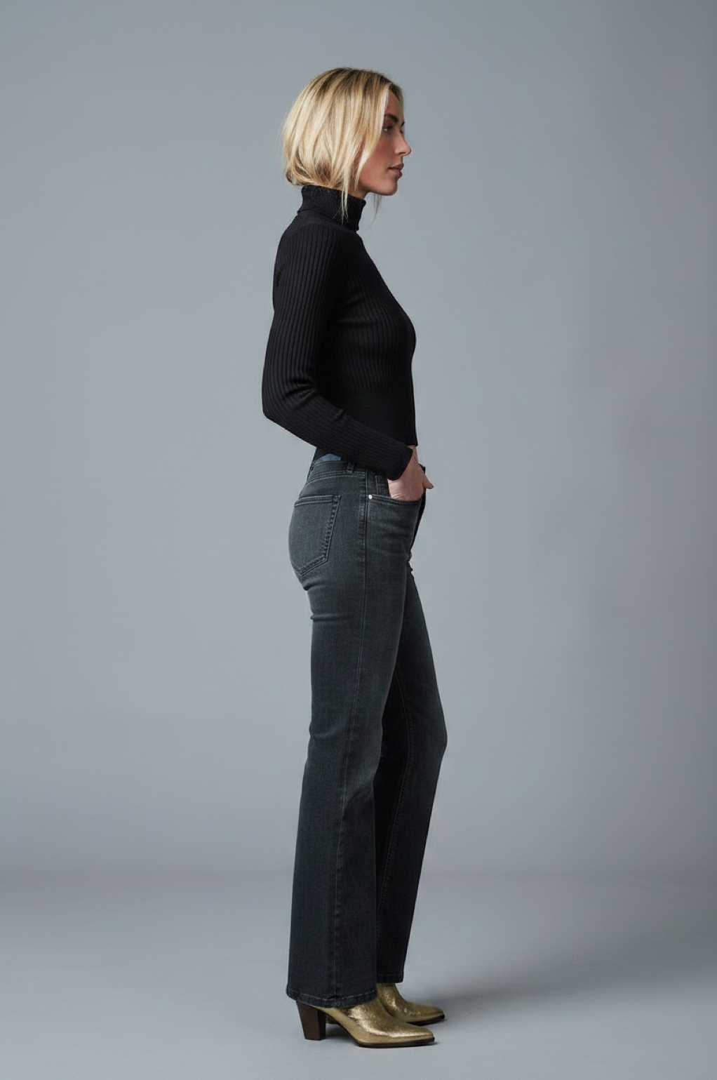 ADELE Wide Leg - Anthrazit - 723-24M