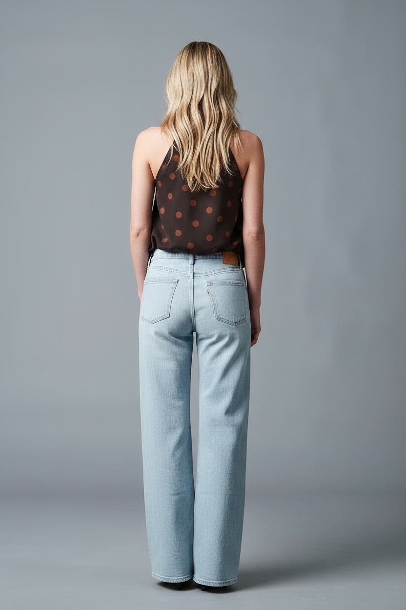 ADELE Wide Leg - Hellblau - 530-36M