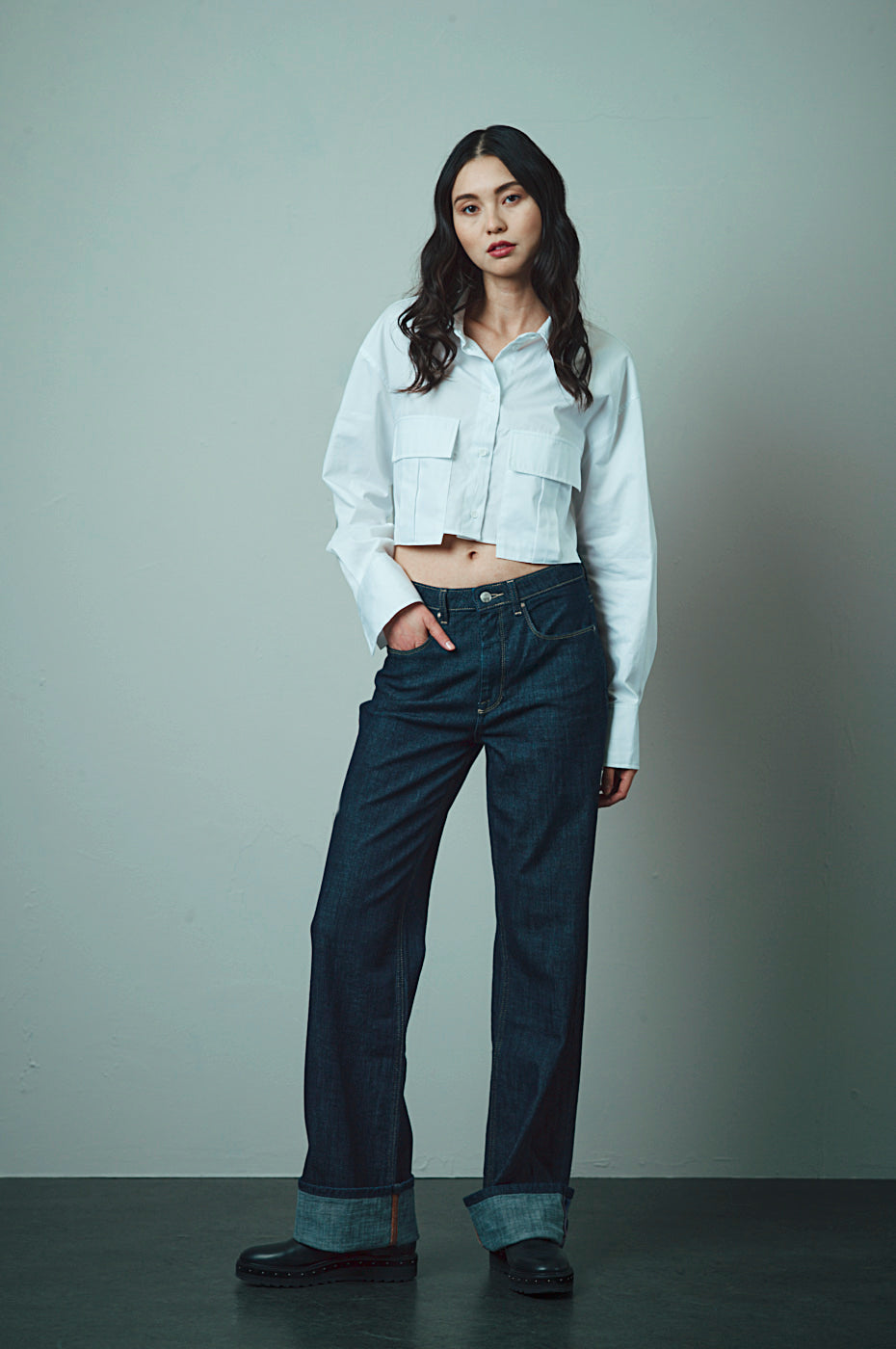 ALICE Wide Leg - Dunkelblau - 500-6M