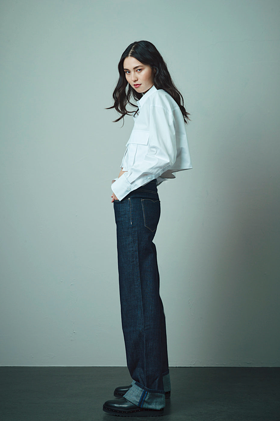 ALICE Wide Leg - Dunkelblau - 500-6M