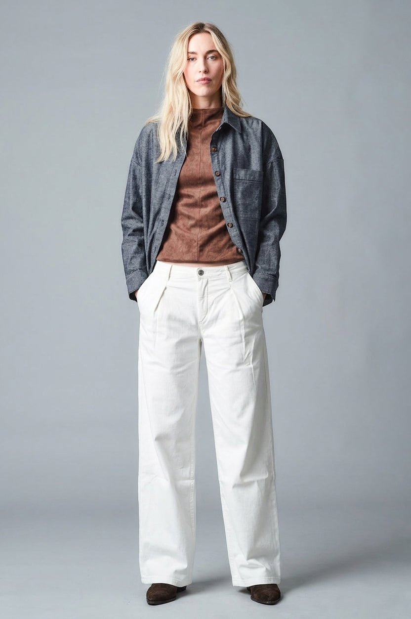 AMY Wide Leg - Weiß