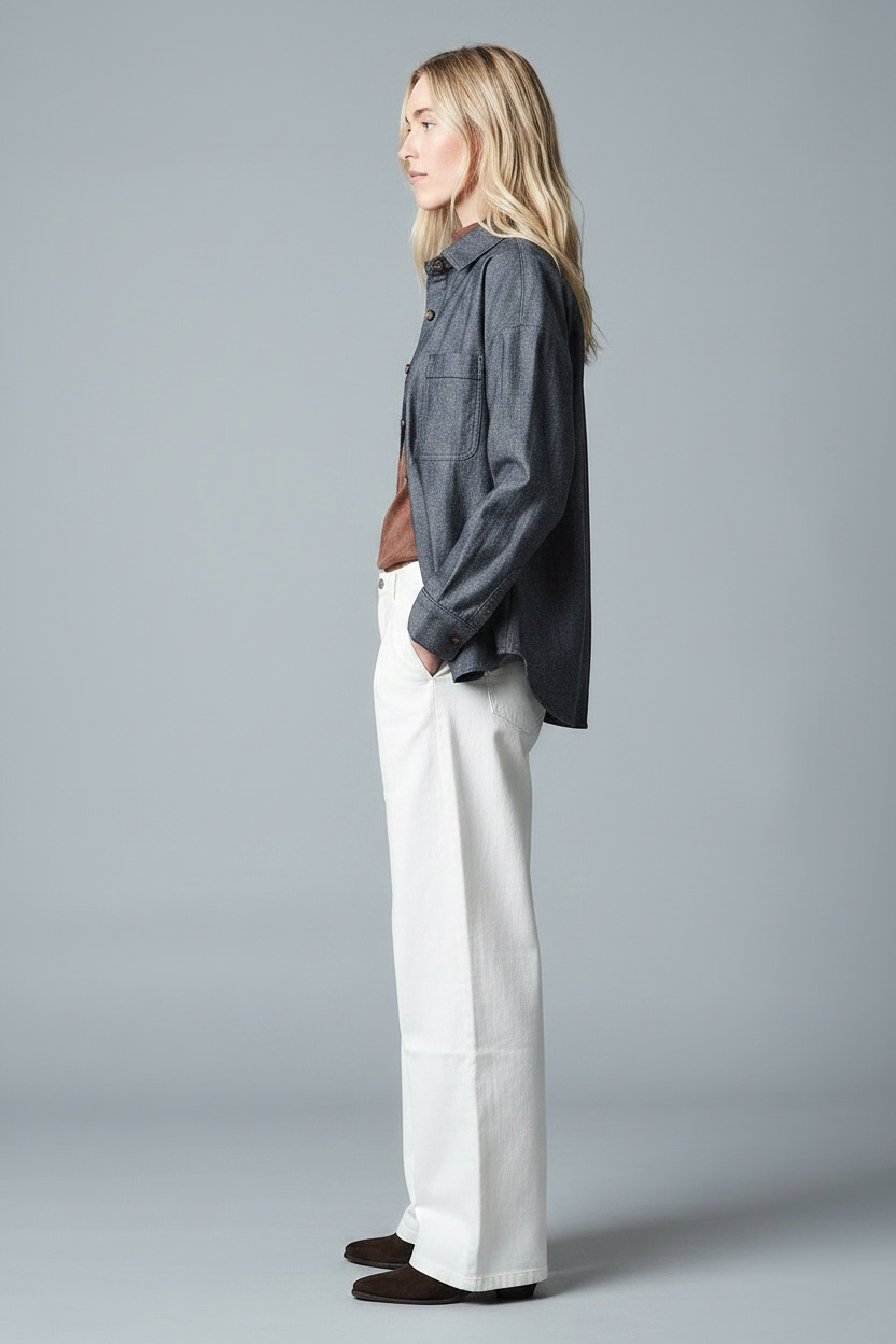 AMY Wide Leg - Weiß