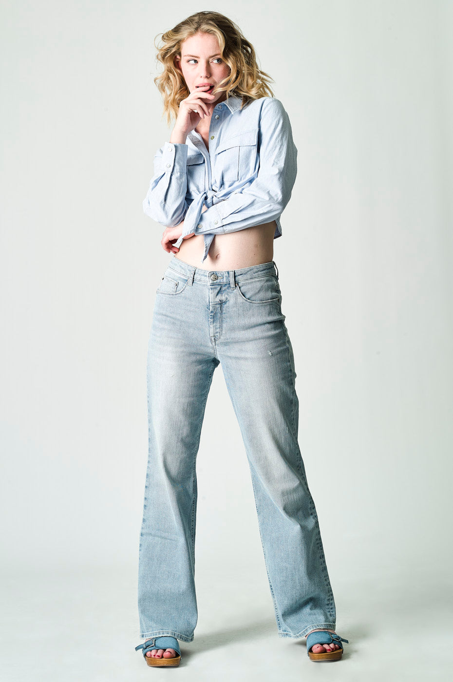 AVA Wide Leg - Bleached - 599-54M