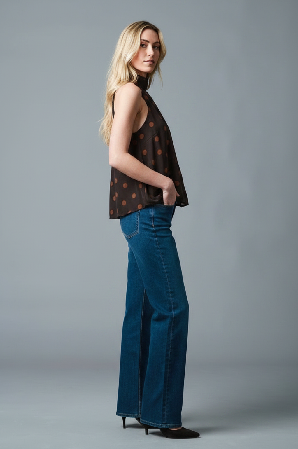AVA Wide Leg - Dunkelblau - 500-6M