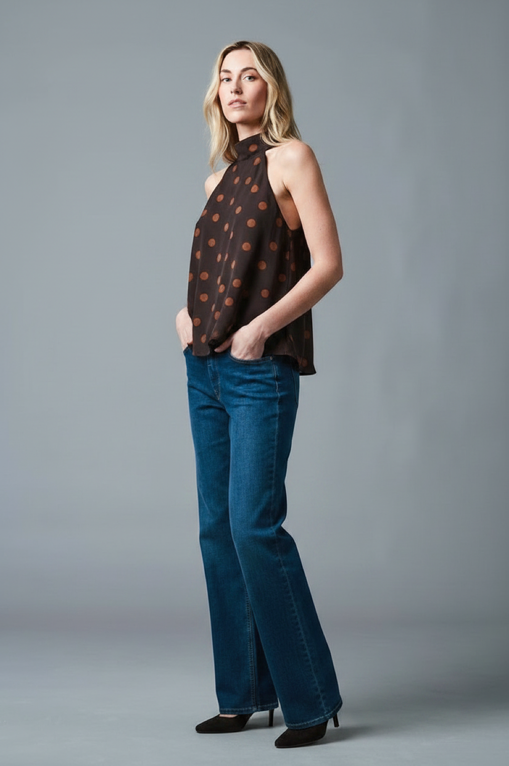 AVA Wide Leg - Dunkelblau - 500-6M