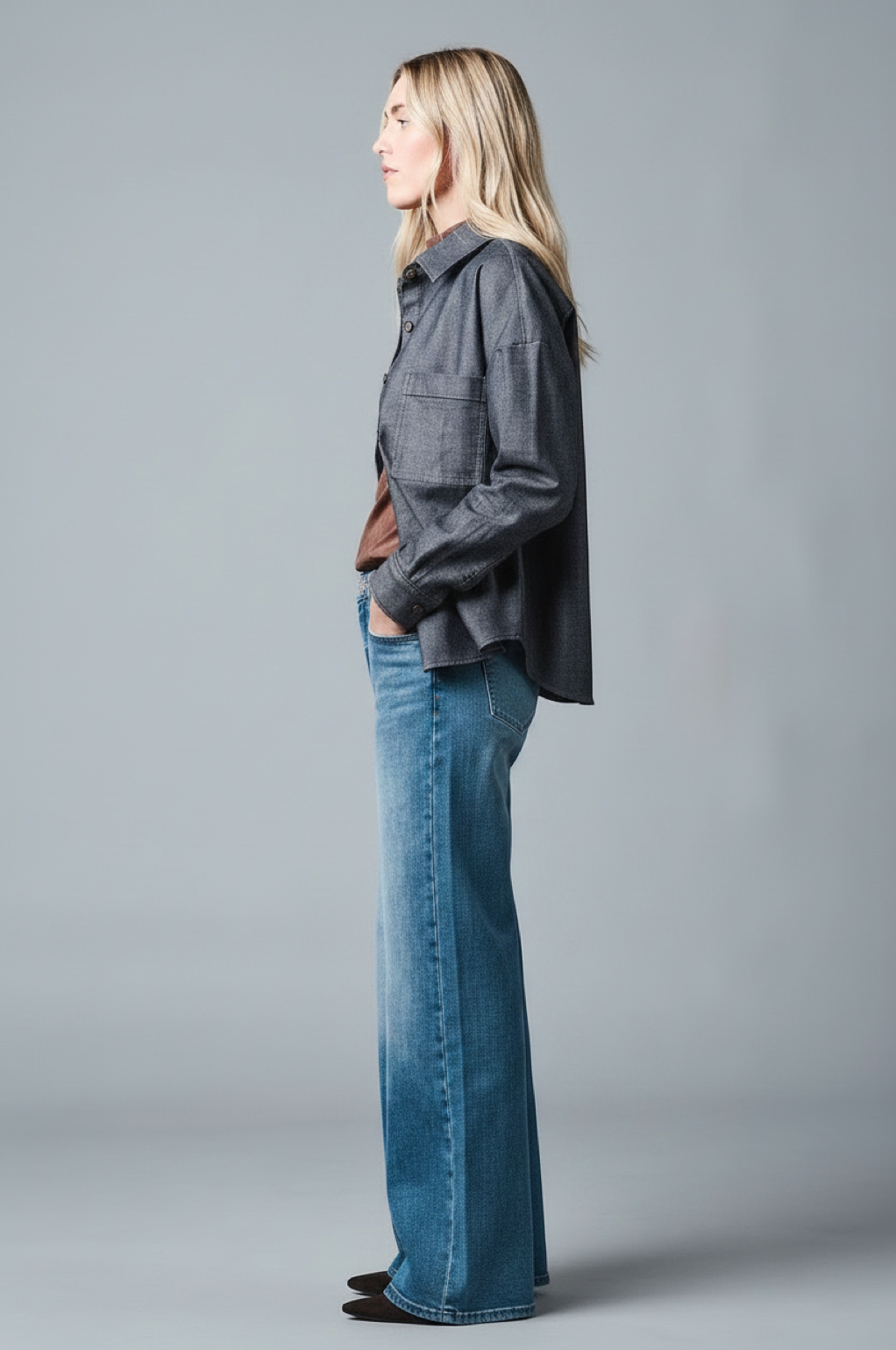 AVA Wide Leg - Hellblau 530-36M