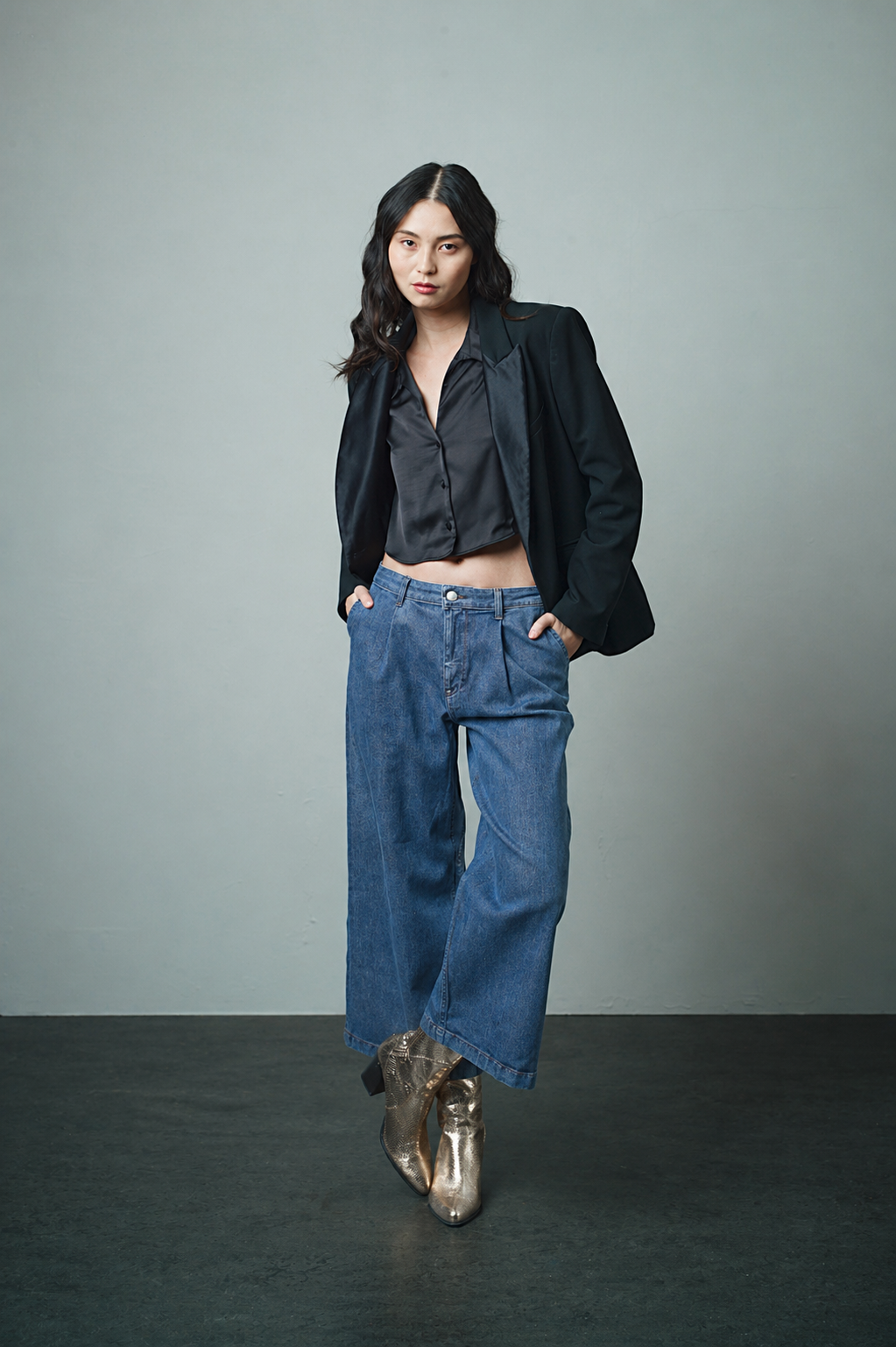 AVA Cropped - Cotton-Leinen