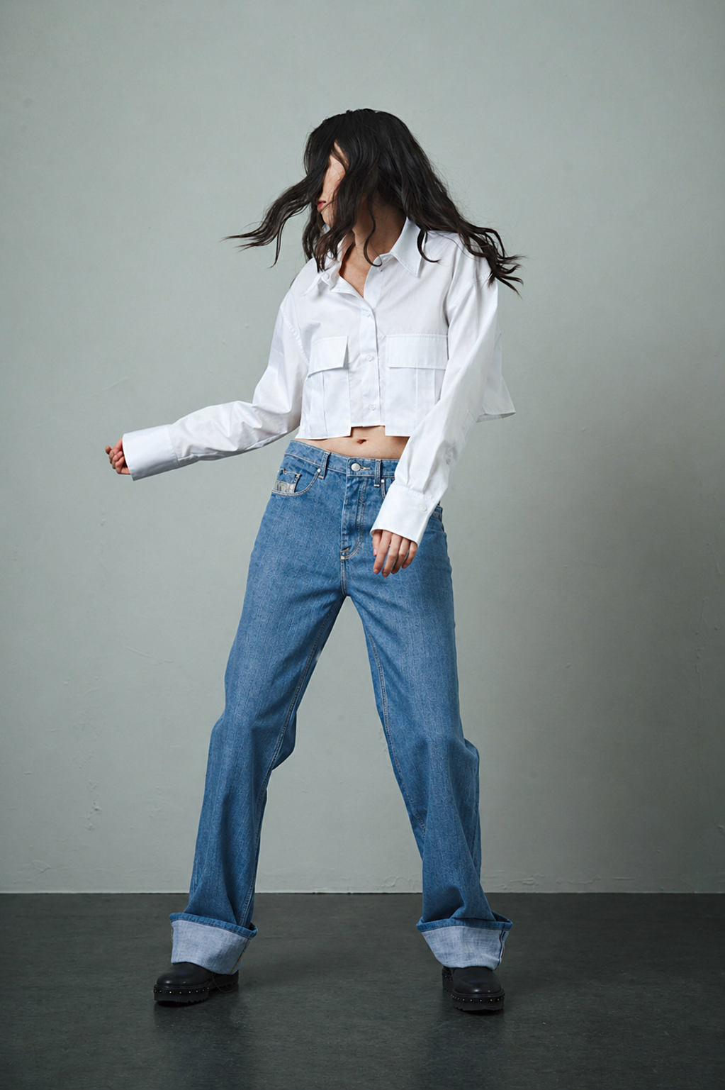 ALICE Wide Leg - Hellblau - 533-36M