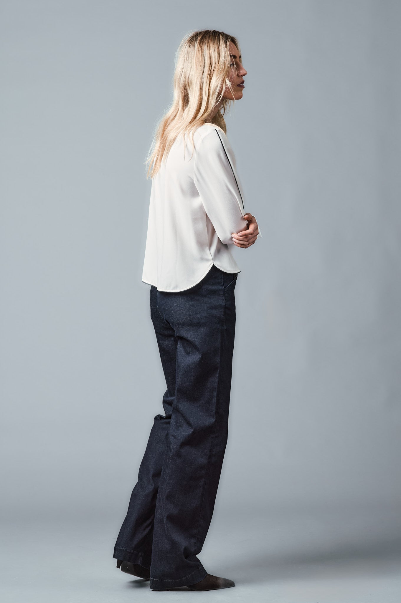 AMIRA Wide Leg - Dunkelblau - 500-6M