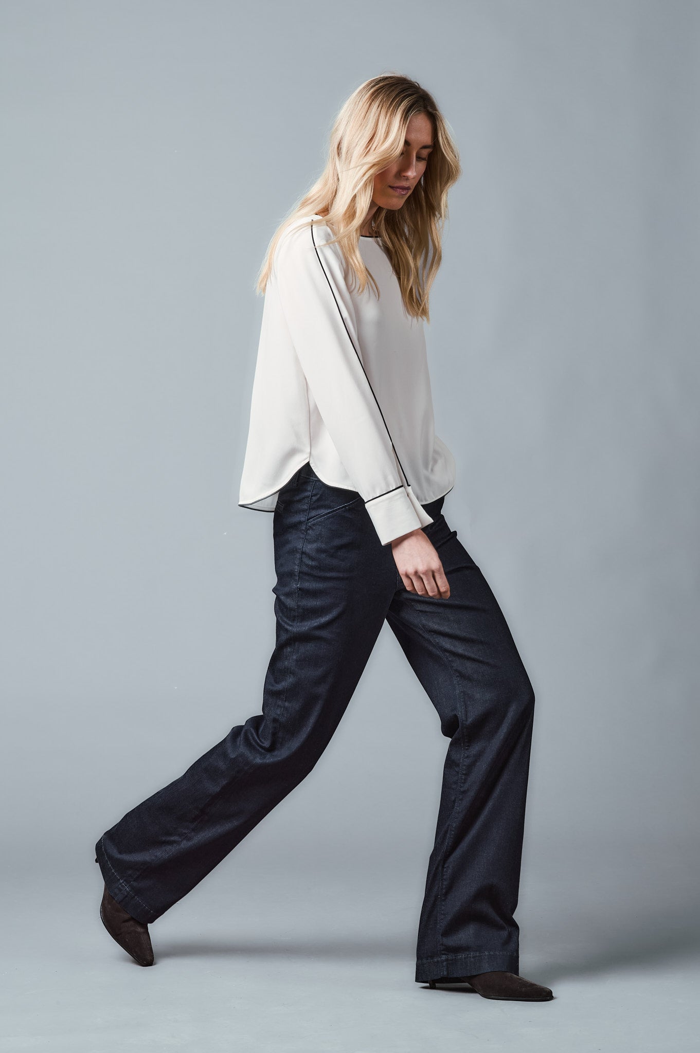 AMIRA Wide Leg - Dunkelblau - 500-6M