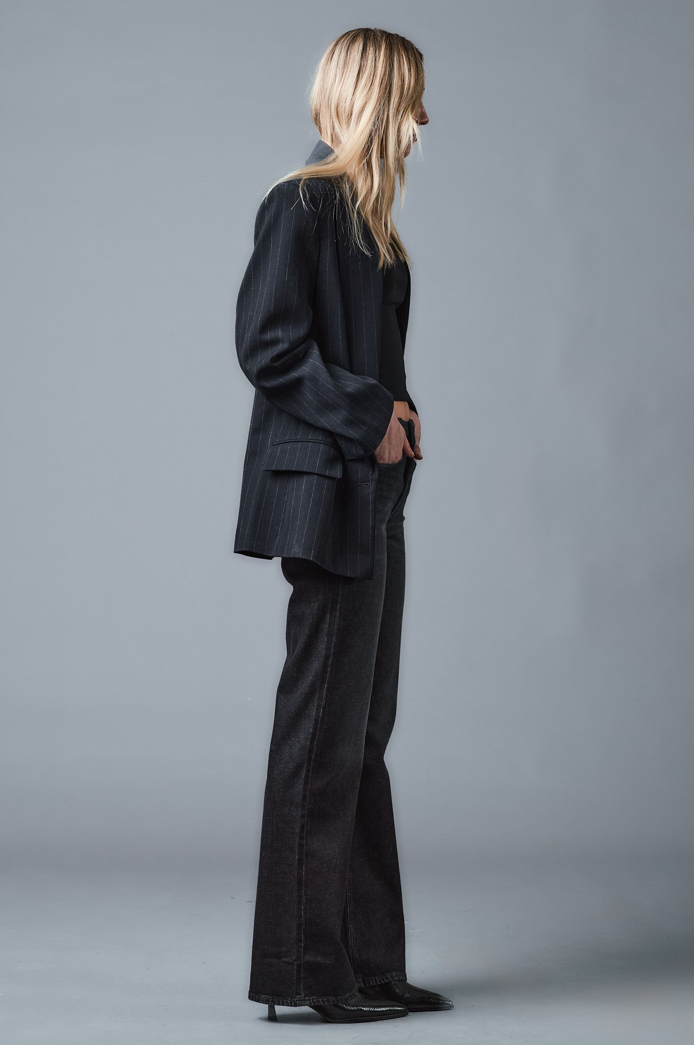AVA Wide Leg - Schwarz - 613-12M