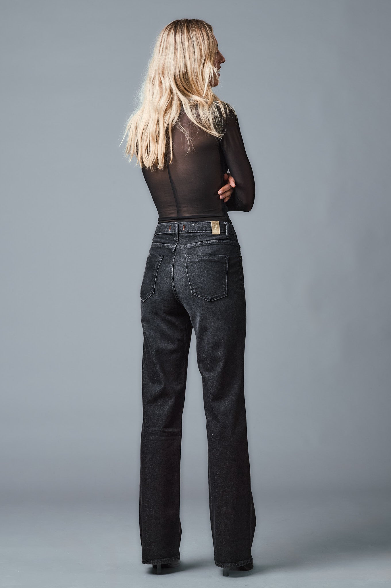 AVA Wide Leg - Schwarz - 623-24M