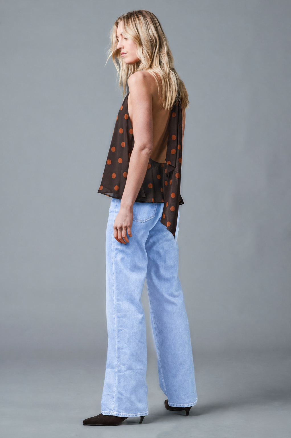 AVA Wide Leg - Cotton-Leinen - Hellblau