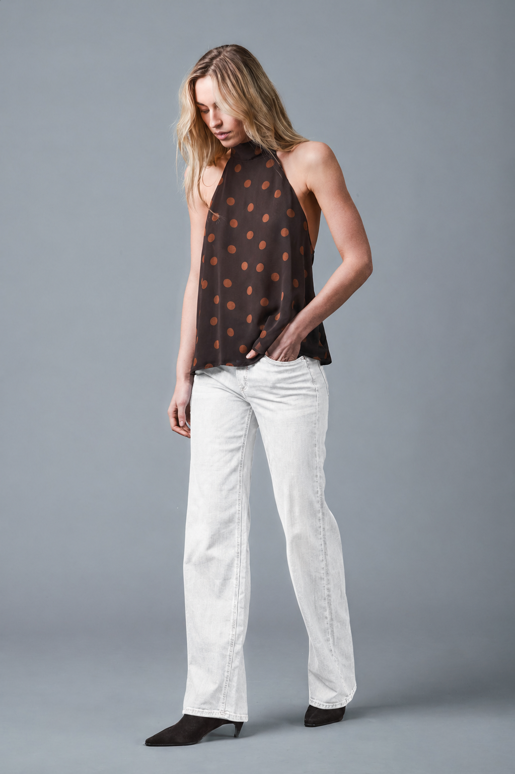 AVA Wide Leg - Weiß
