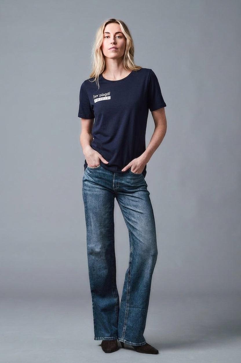 CHLOE - T-Shirt - Slim Fit - Schwarz