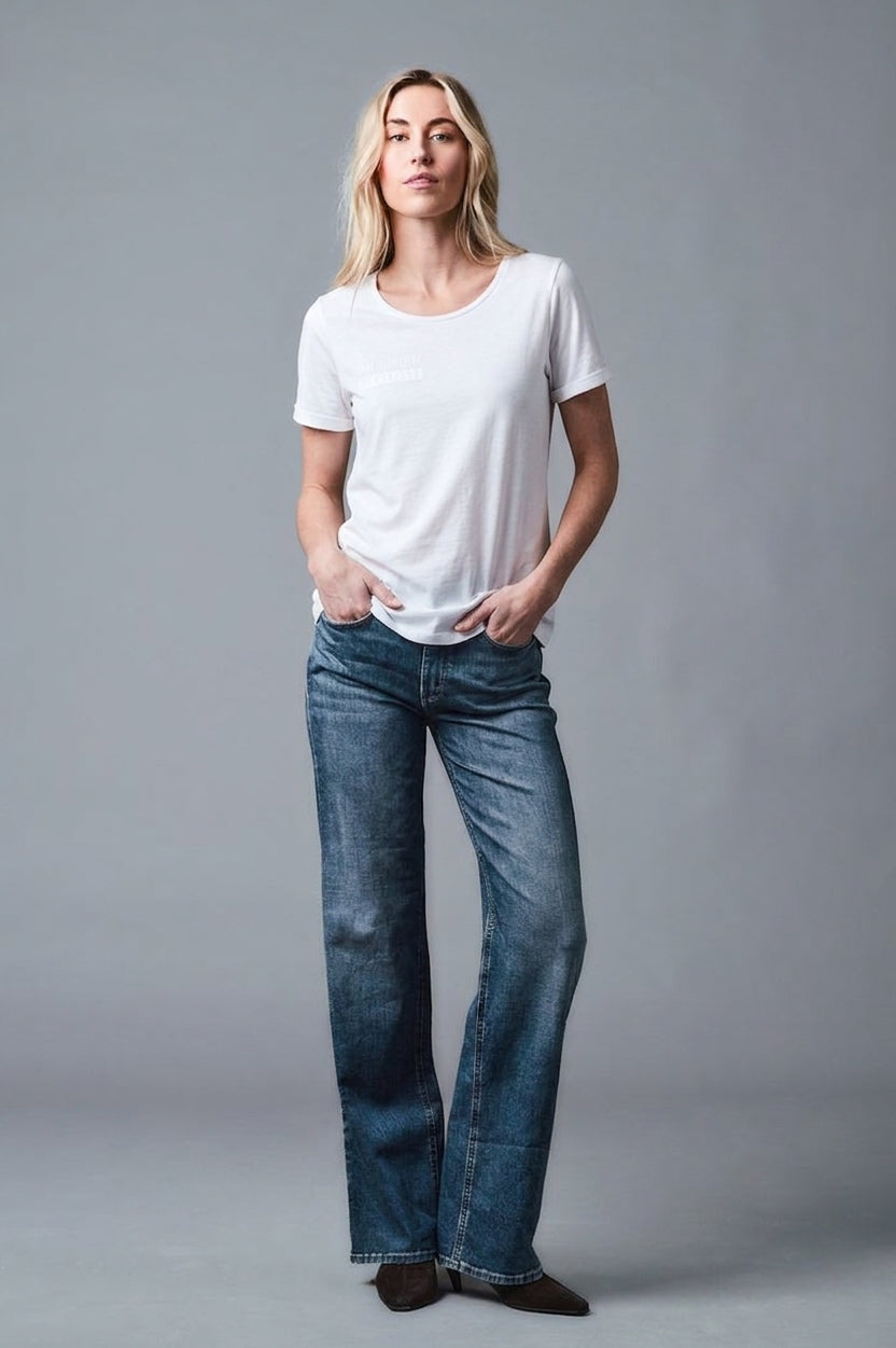 CHLOE - T-Shirt - Slim Fit - Weiß