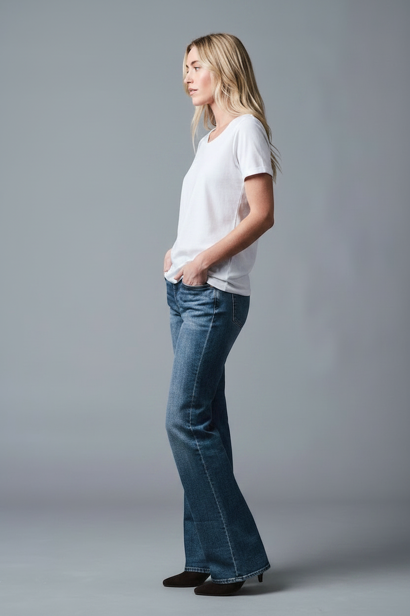 CHLOE - T-Shirt - Slim Fit - Weiß