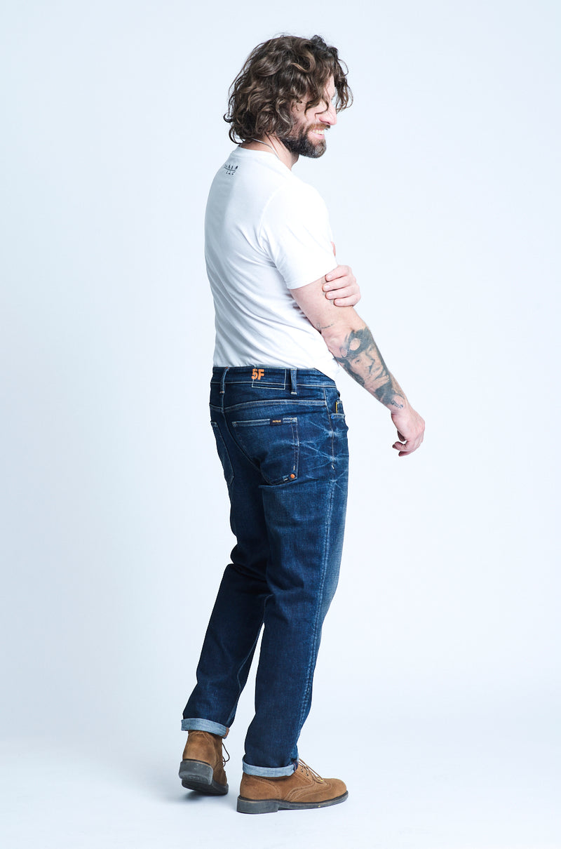 DANNY Slim Fit - mittelblau 523-24M