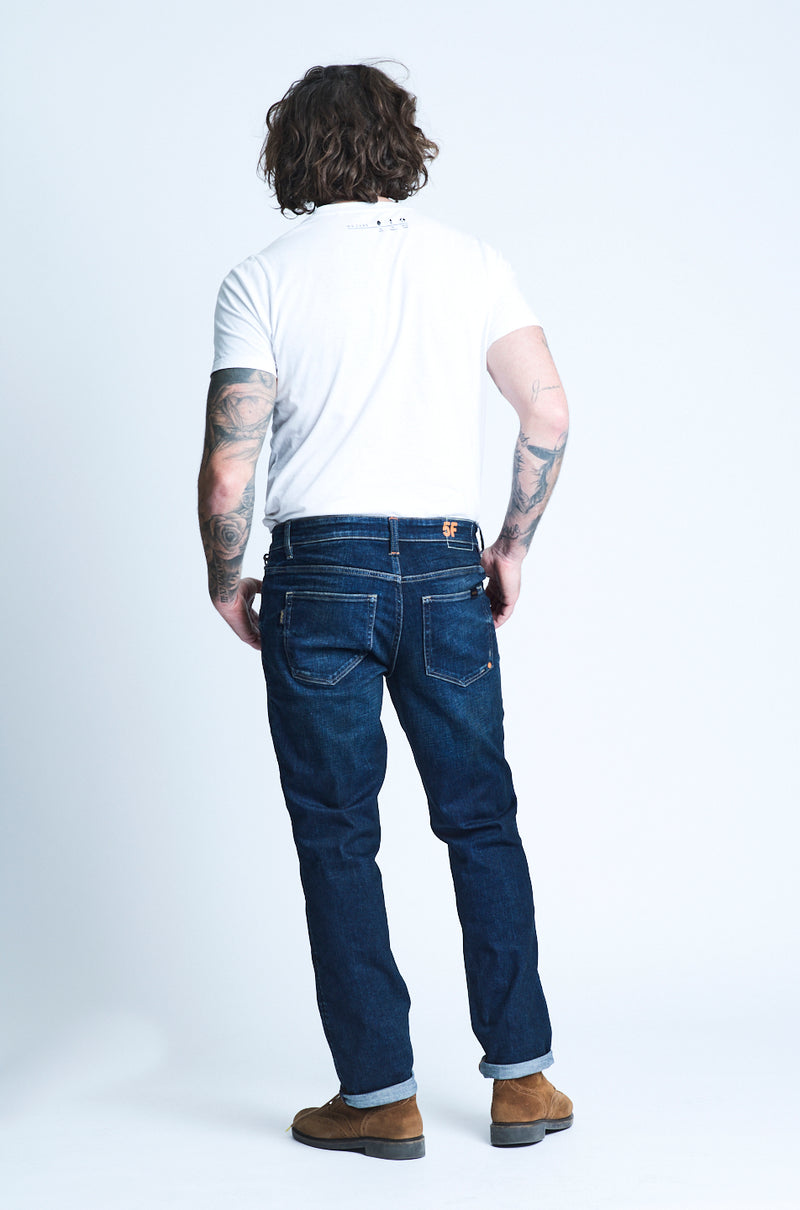 DANNY Slim Fit - mittelblau 523-24M