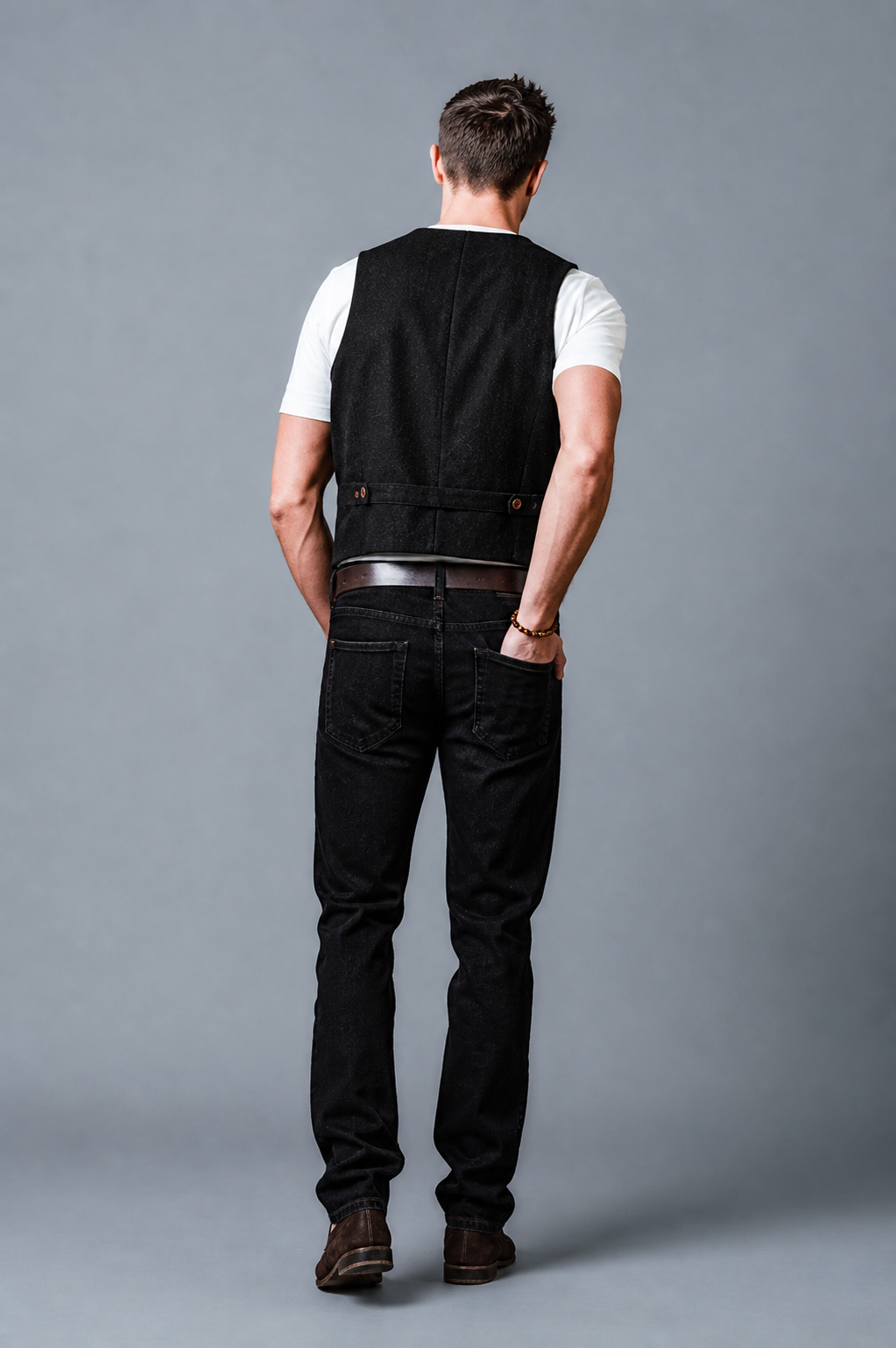 DANNY Slim Fit - Schwarz - 613-12M