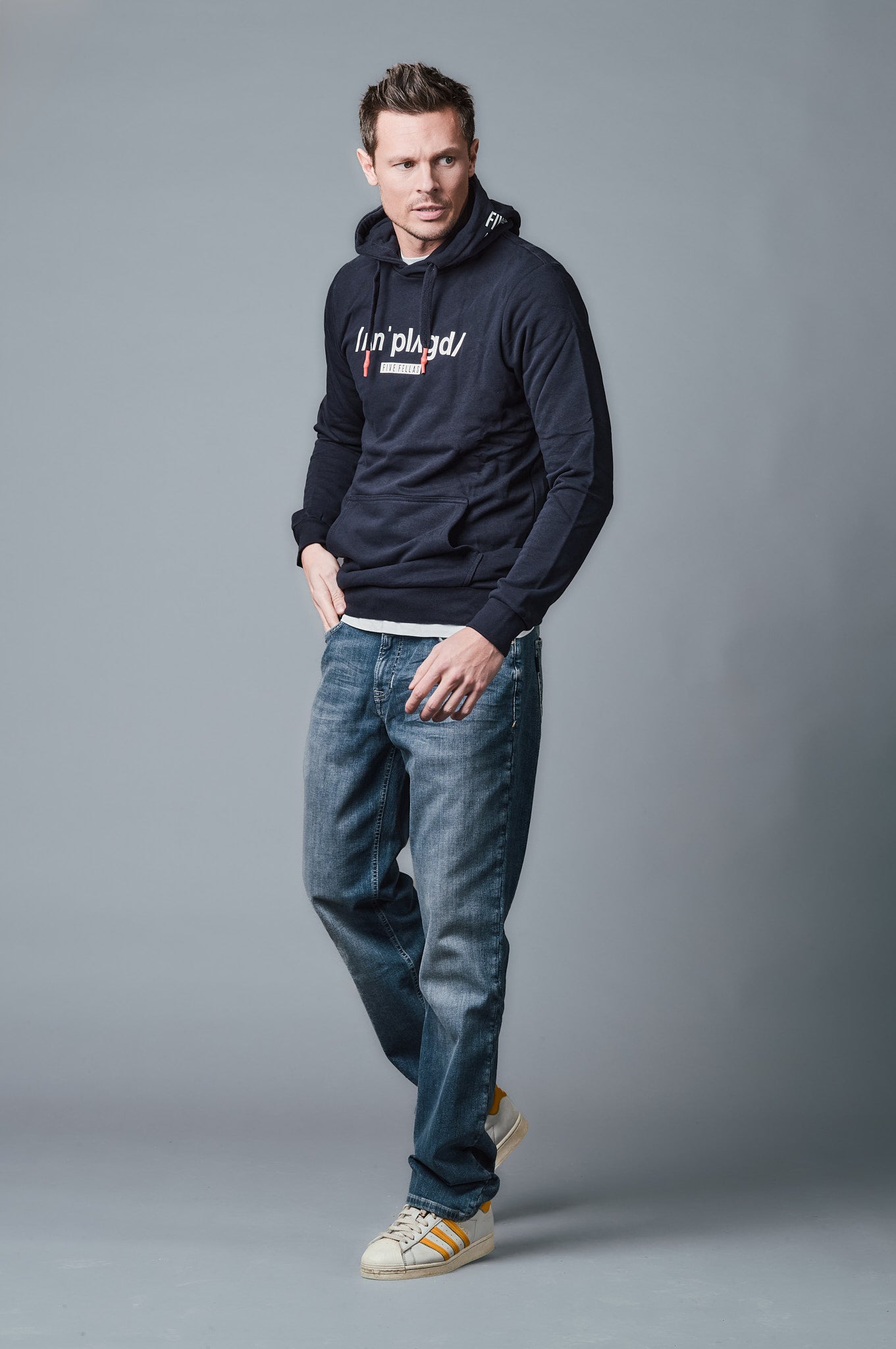 ELLIOT Relaxed Fit - Mittelblau - 523-24M