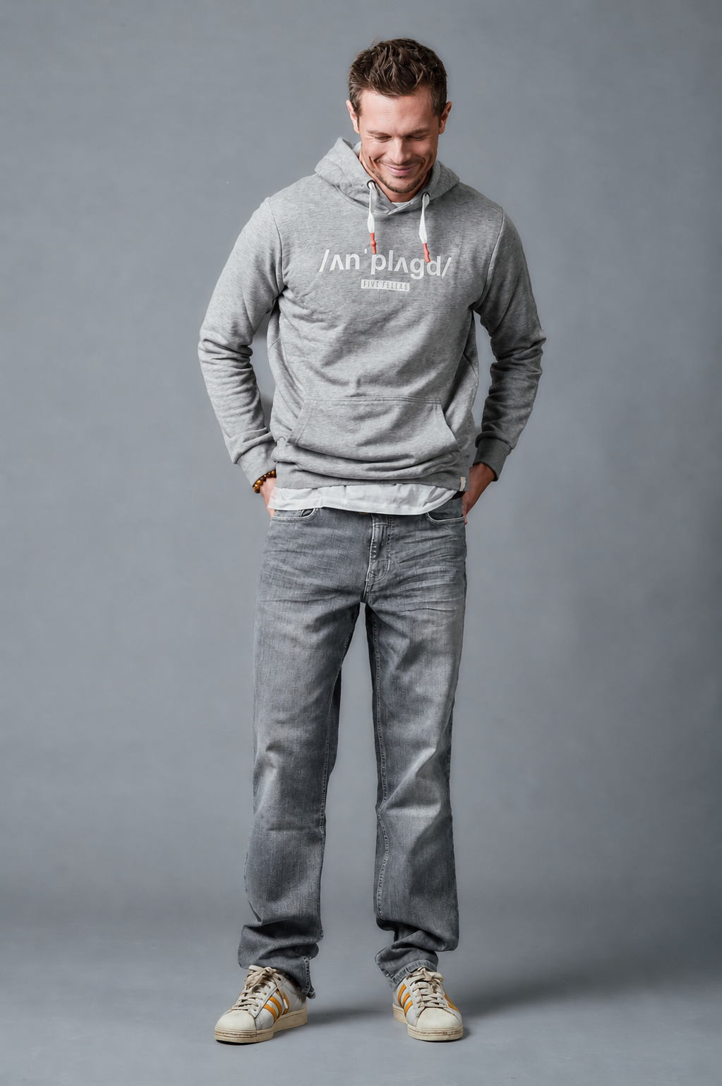 ELLIOT Relaxed Fit - Hellgrau - 733-36M