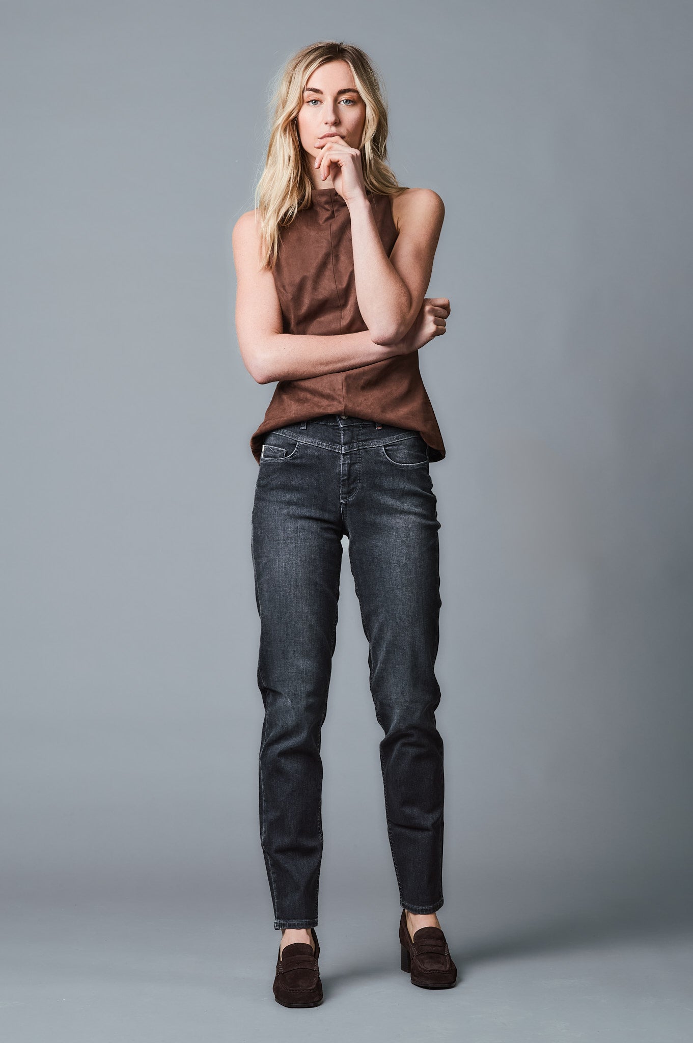 EMILY Relaxed Fit - Anthrazit - 723-24M