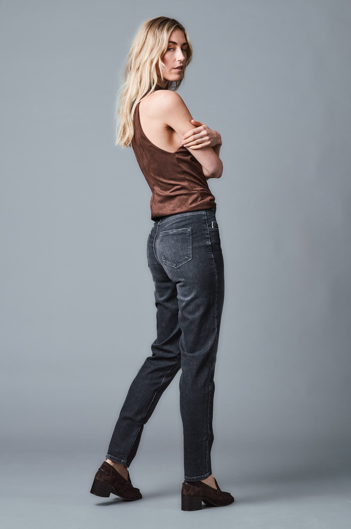 EMILY Relaxed Fit - Anthrazit - 723-24M