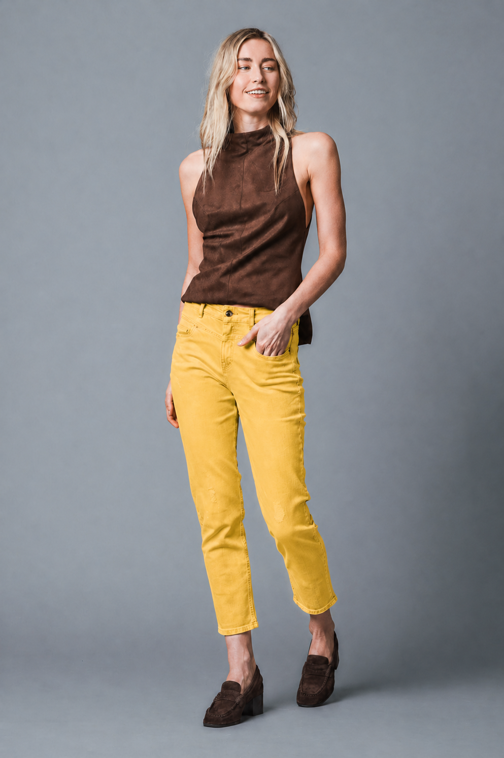 EMILY Relaxed Fit - Yellow
