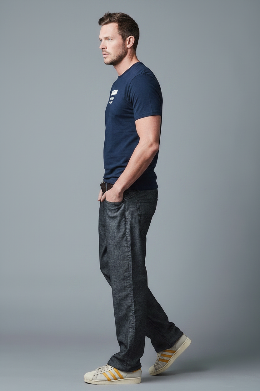 LUCA - T-Shirt - Slim Fit - Navy