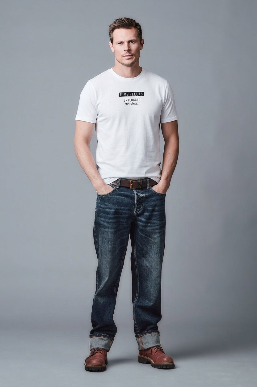 LUCA - T-Shirt - Slim Fit - White