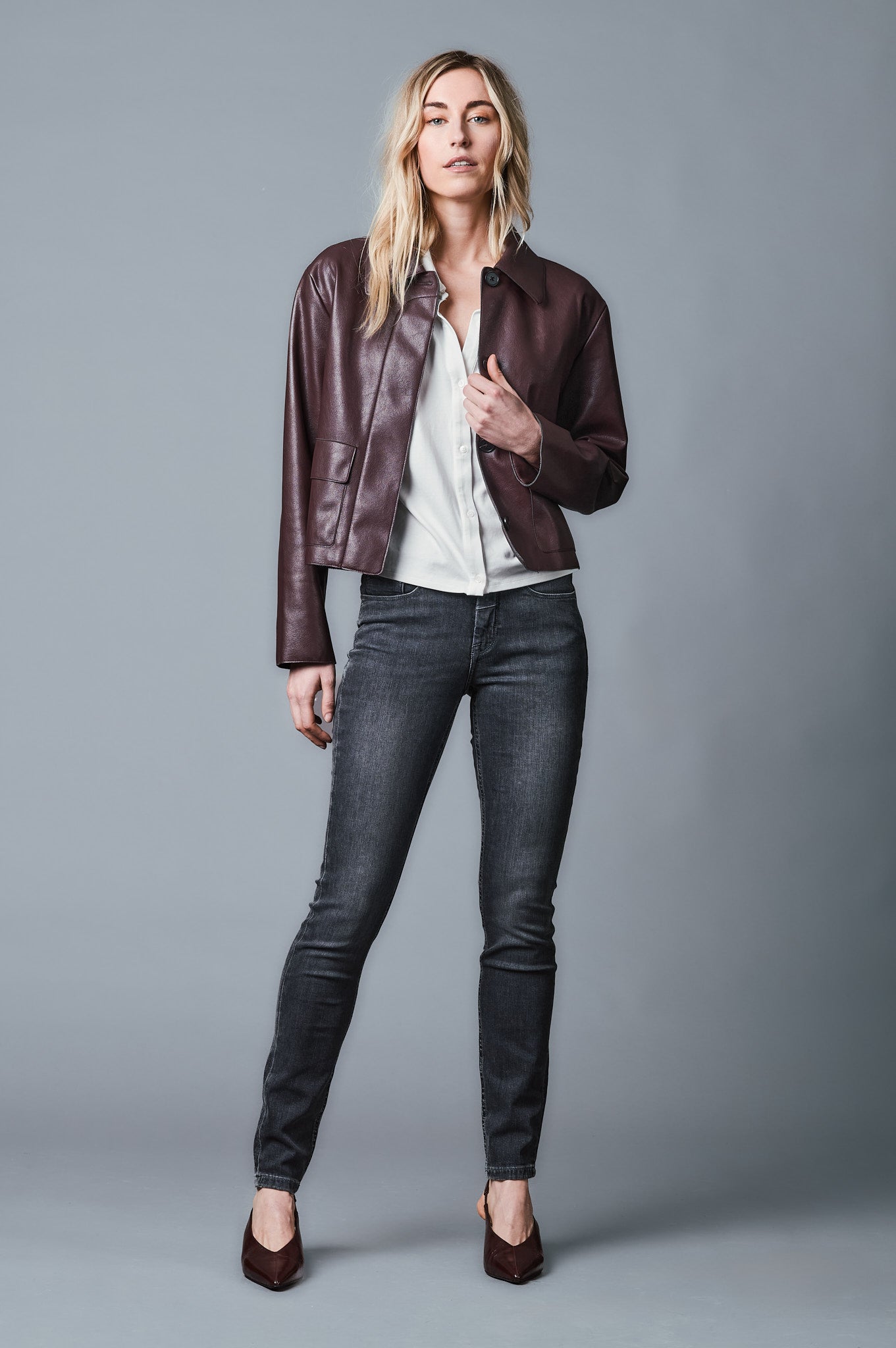 GRACIA Slim Fit - Anthrazit - 723-24M