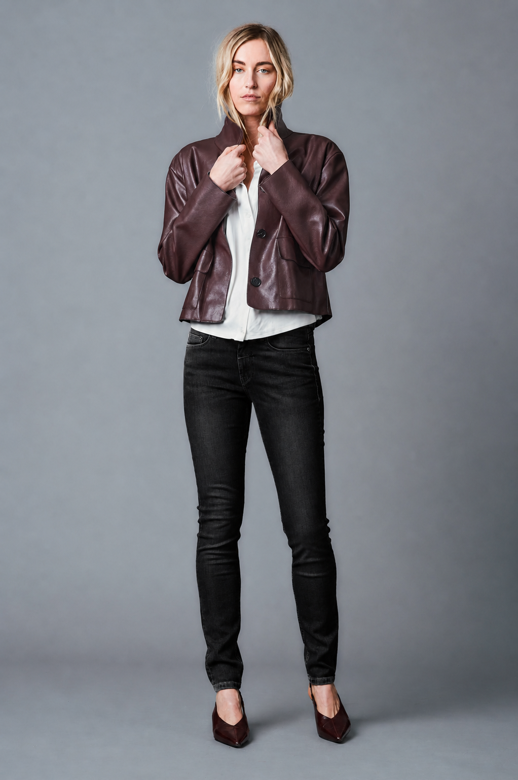 GRACIA Slim Fit - Schwarz 613-12M
