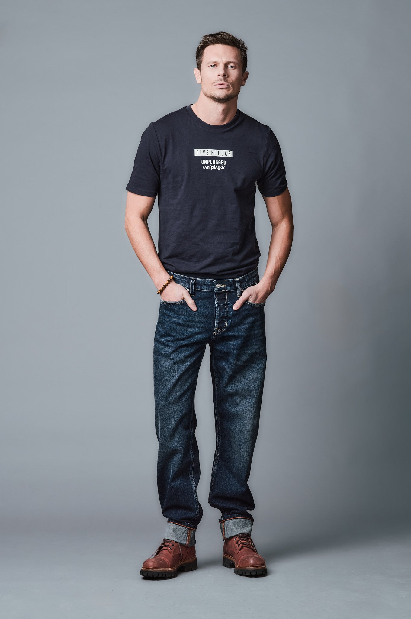 Luuk Straight Fit - Red Selvage - Dunkelblau - 508-6M