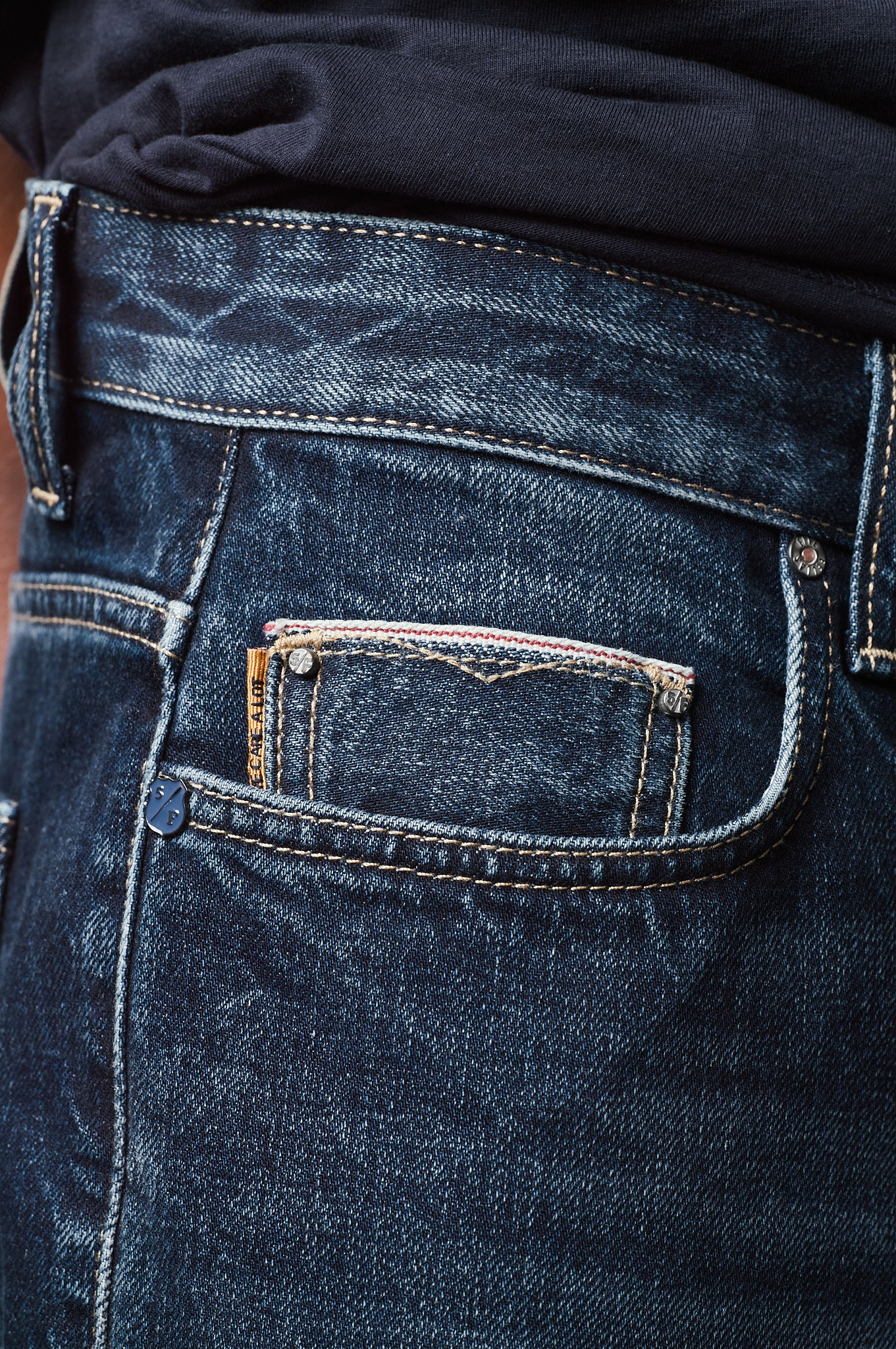 Luuk Straight Fit - Red Selvage - Dunkelblau - 508-6M