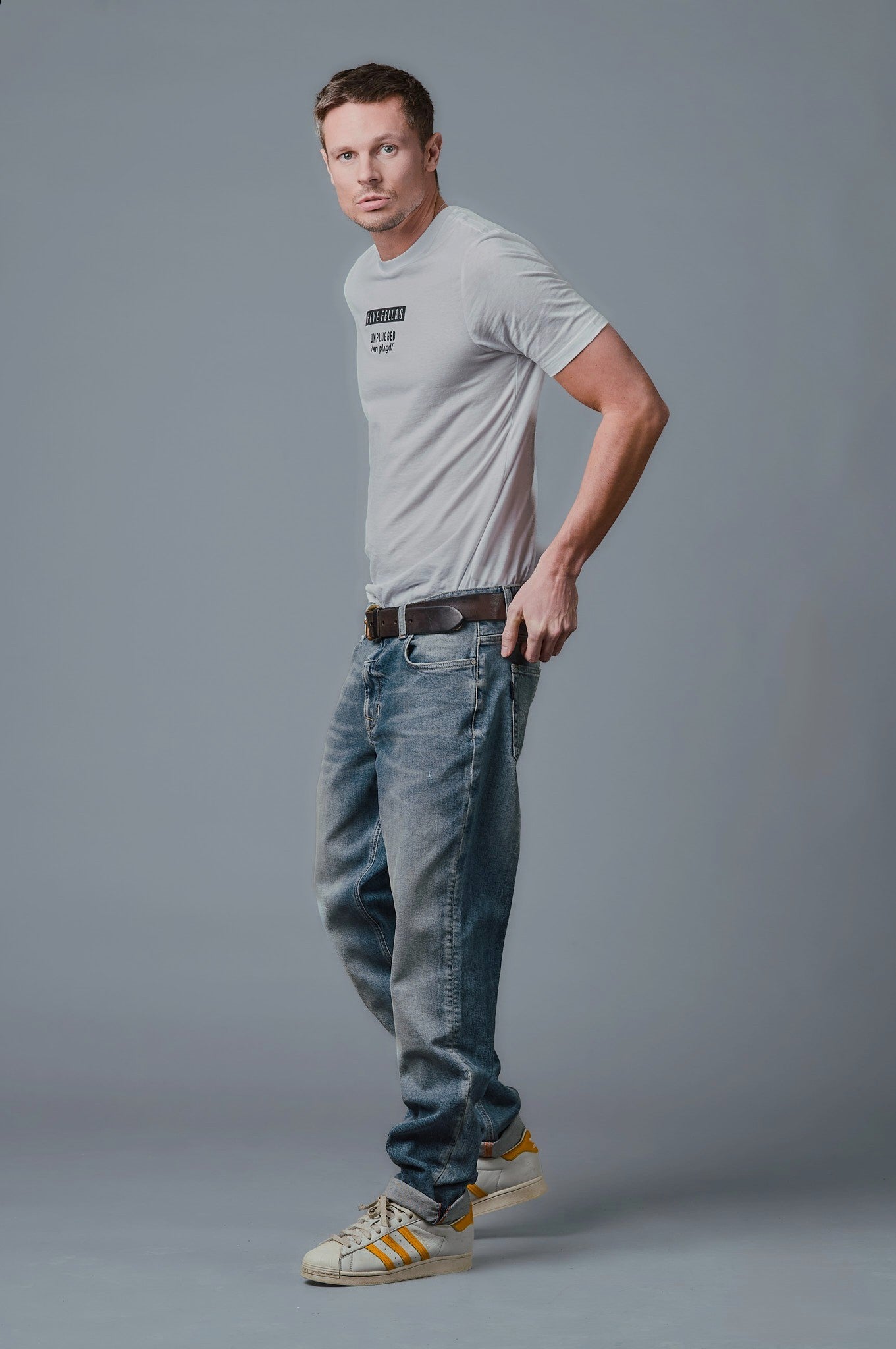 Luuk-Z Straight Fit - Organic Cotton - Mittelblau - 528-24M