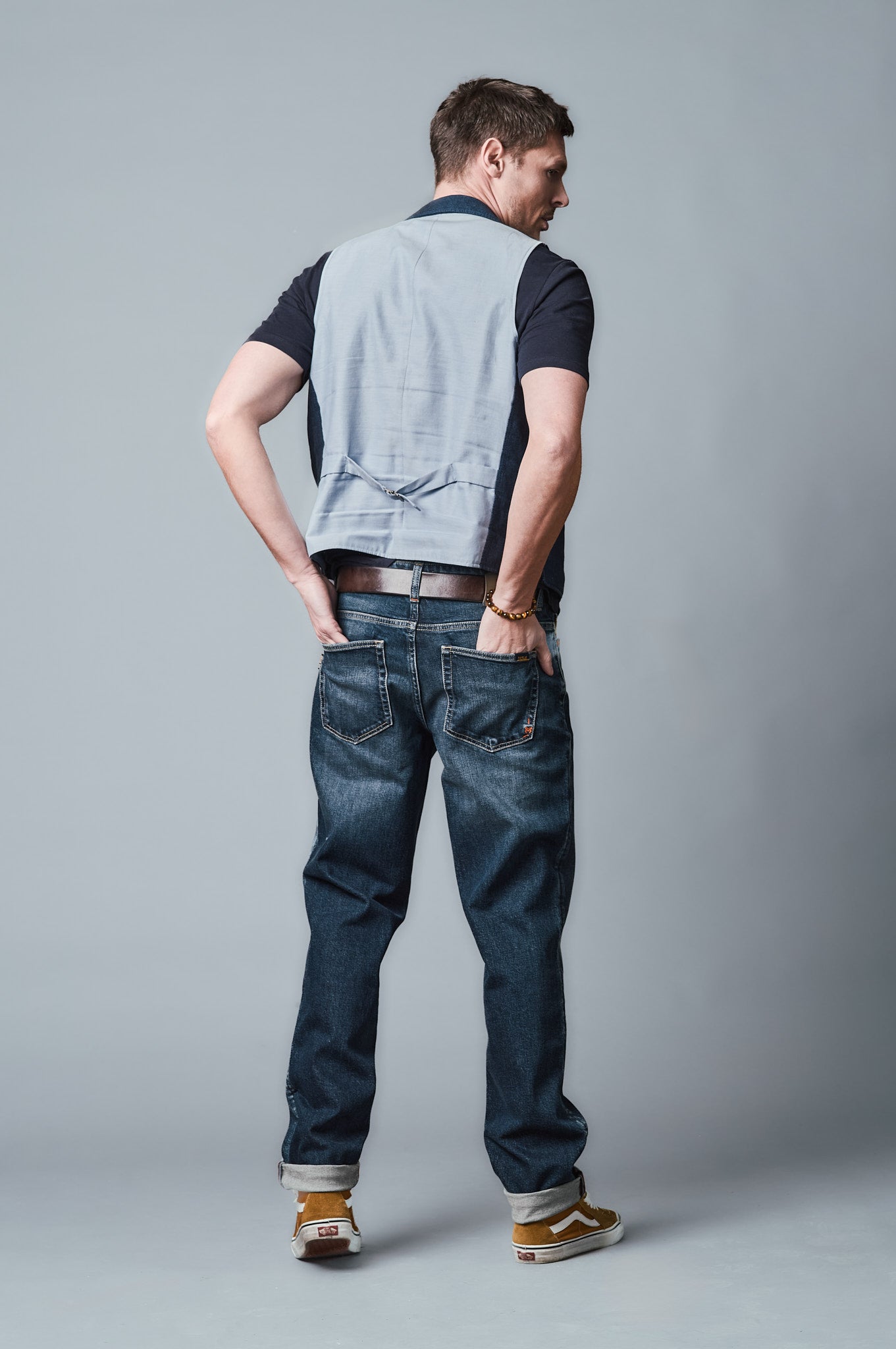 Luuk-Z Straight Fit - Organic Cotton - Dunkelblau - 508-6M