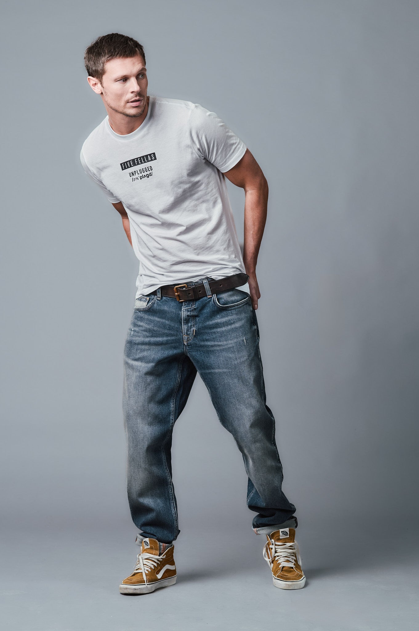DANNY Slim Fit - Cross Hedge