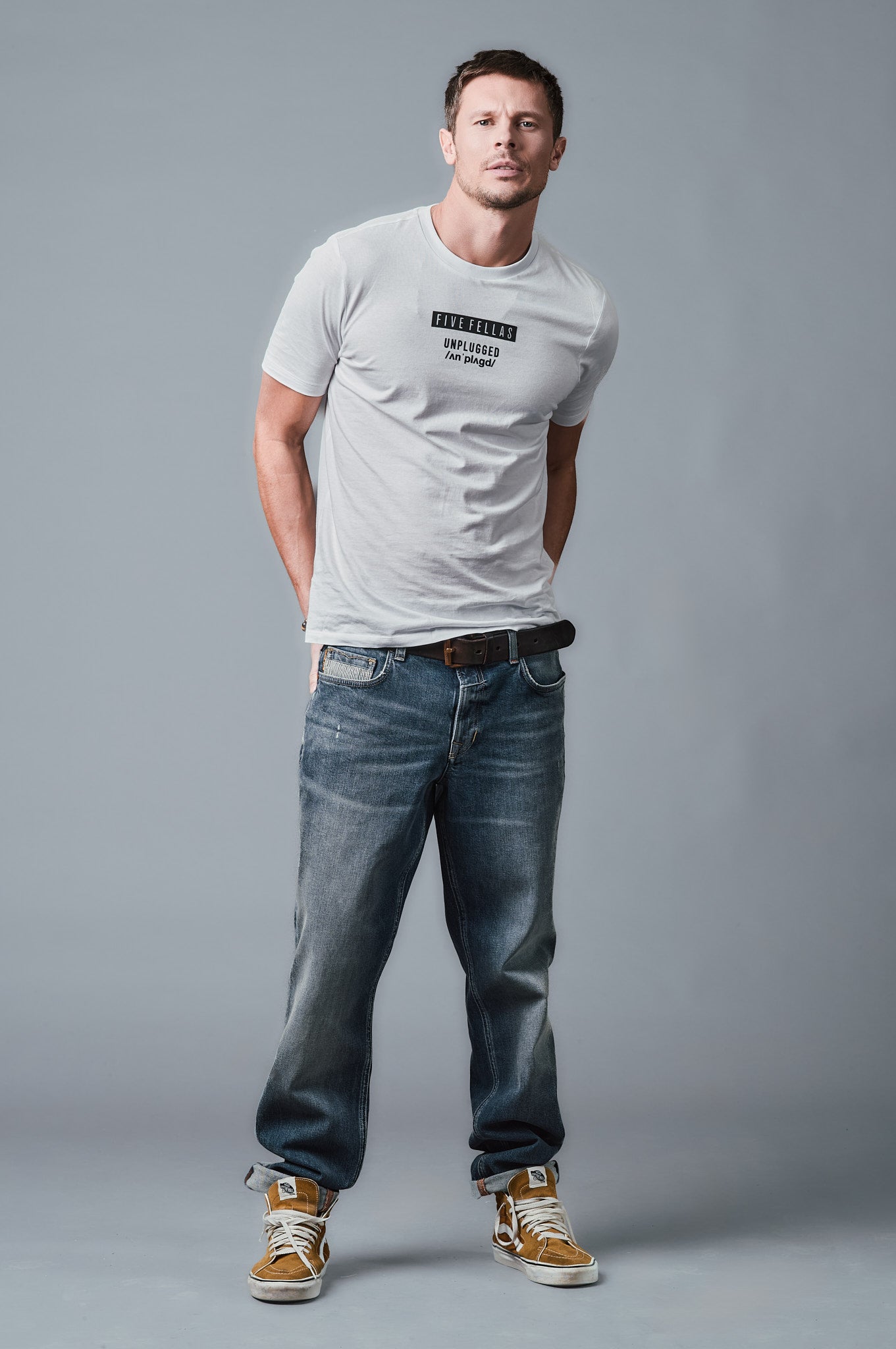 DANNY Slim Fit - Cross Hedge