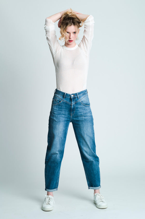 MAYA Mom Jeans - light blue 533-36M