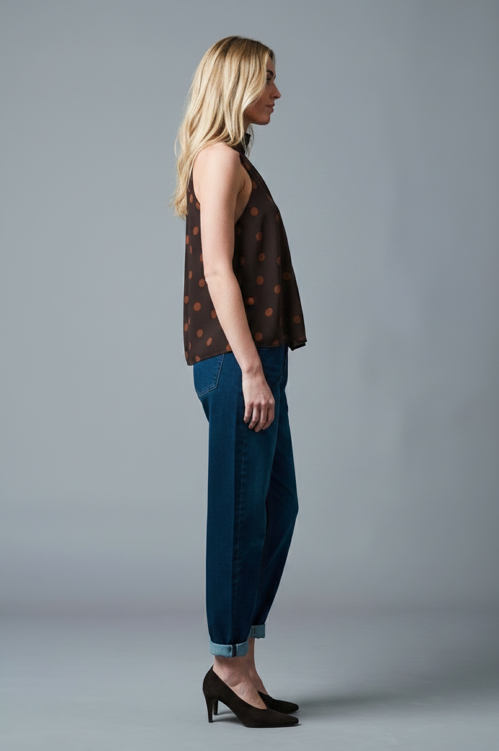 MAYA Barrel Fit - Satin - Dunkelblau