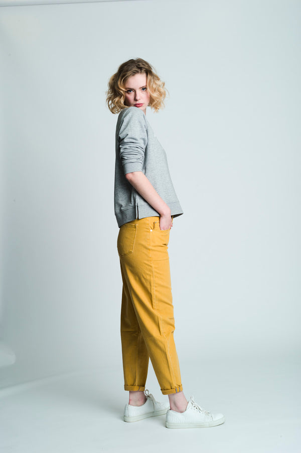 MAYA Mom Jeans - Yellow LBD23