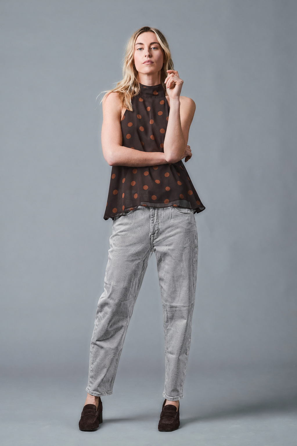 MAYA Barrel Fit - Light Grey - Vintage Collection