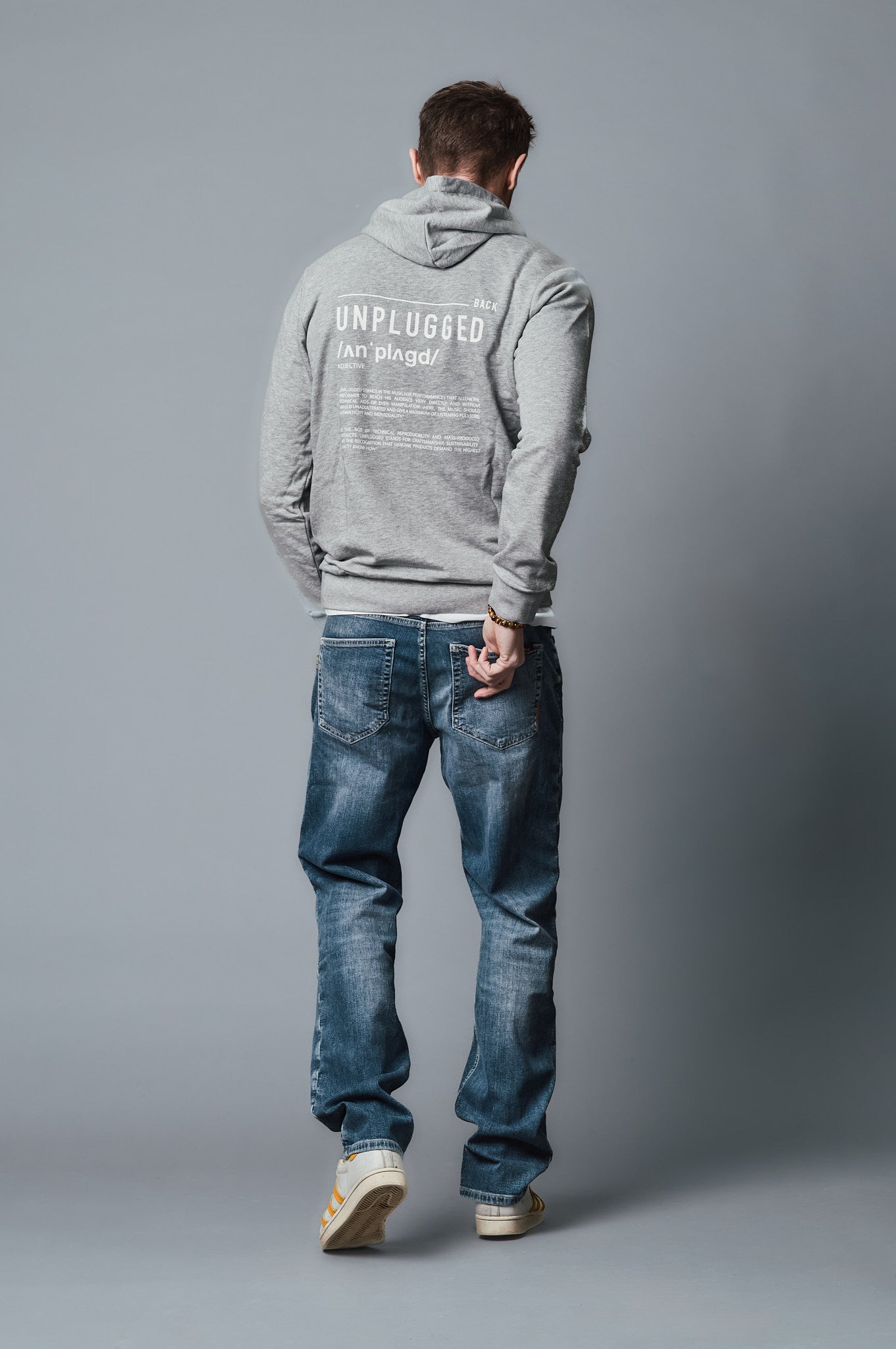 STANLEY - Hoody - Slim Fit - Grey