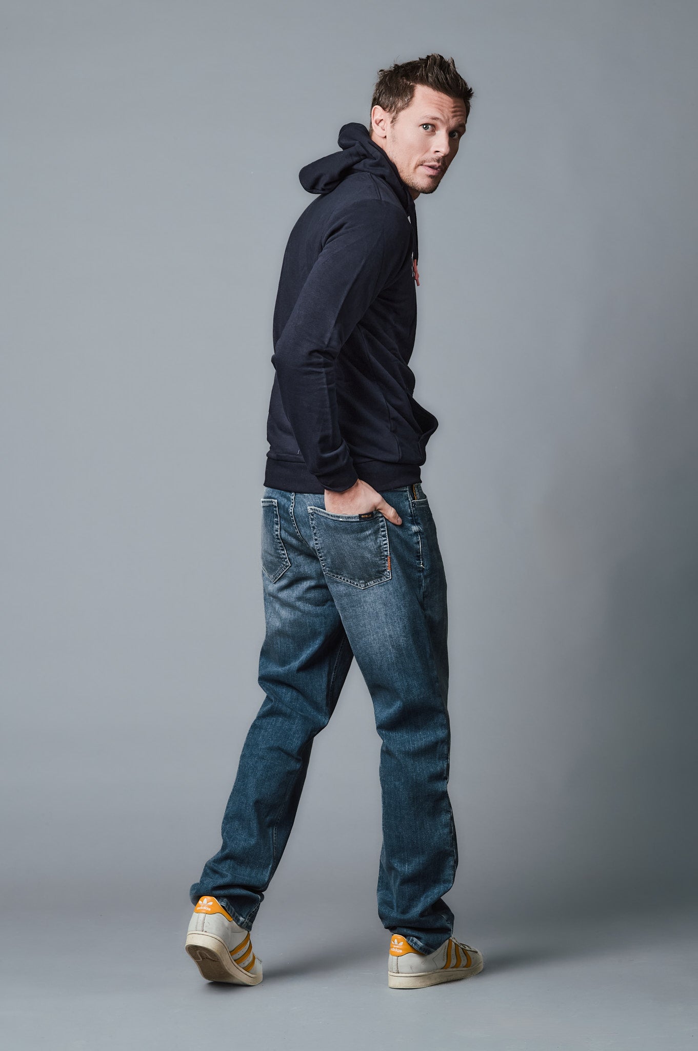 STANLEY - Hoody - Slim Fit - Navy