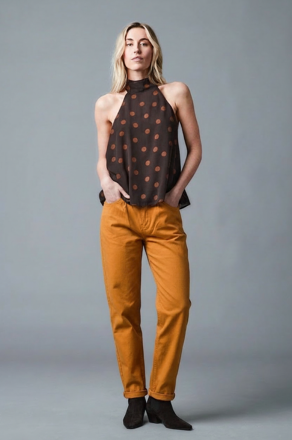 OLIVIA Barrel Fit - Burned Orange