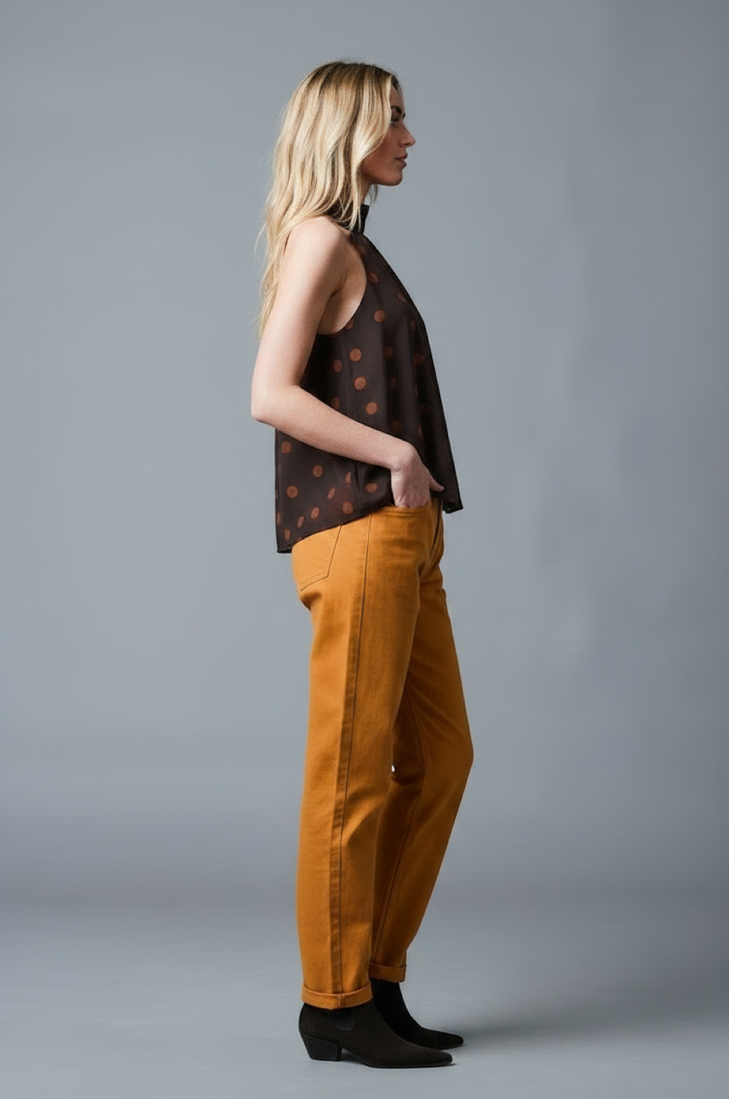 OLIVIA Barrel Fit - Burned Orange