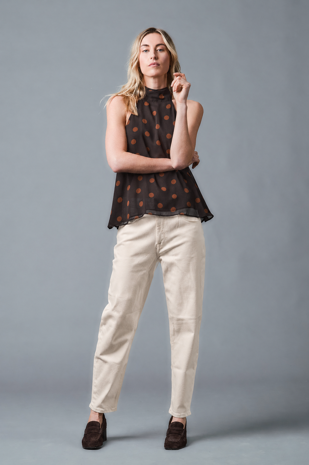 OLIVIA Barrel Fit - Beige